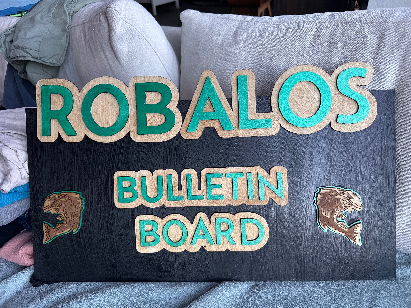 Robalos Bulletin Board — handmade by Twigs & Berries